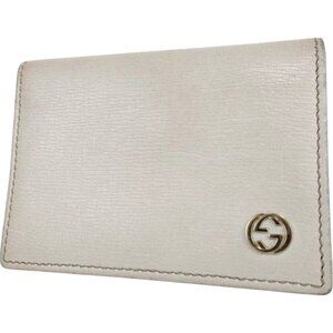 412348AZ (L5) Gucci Wallet White Leather